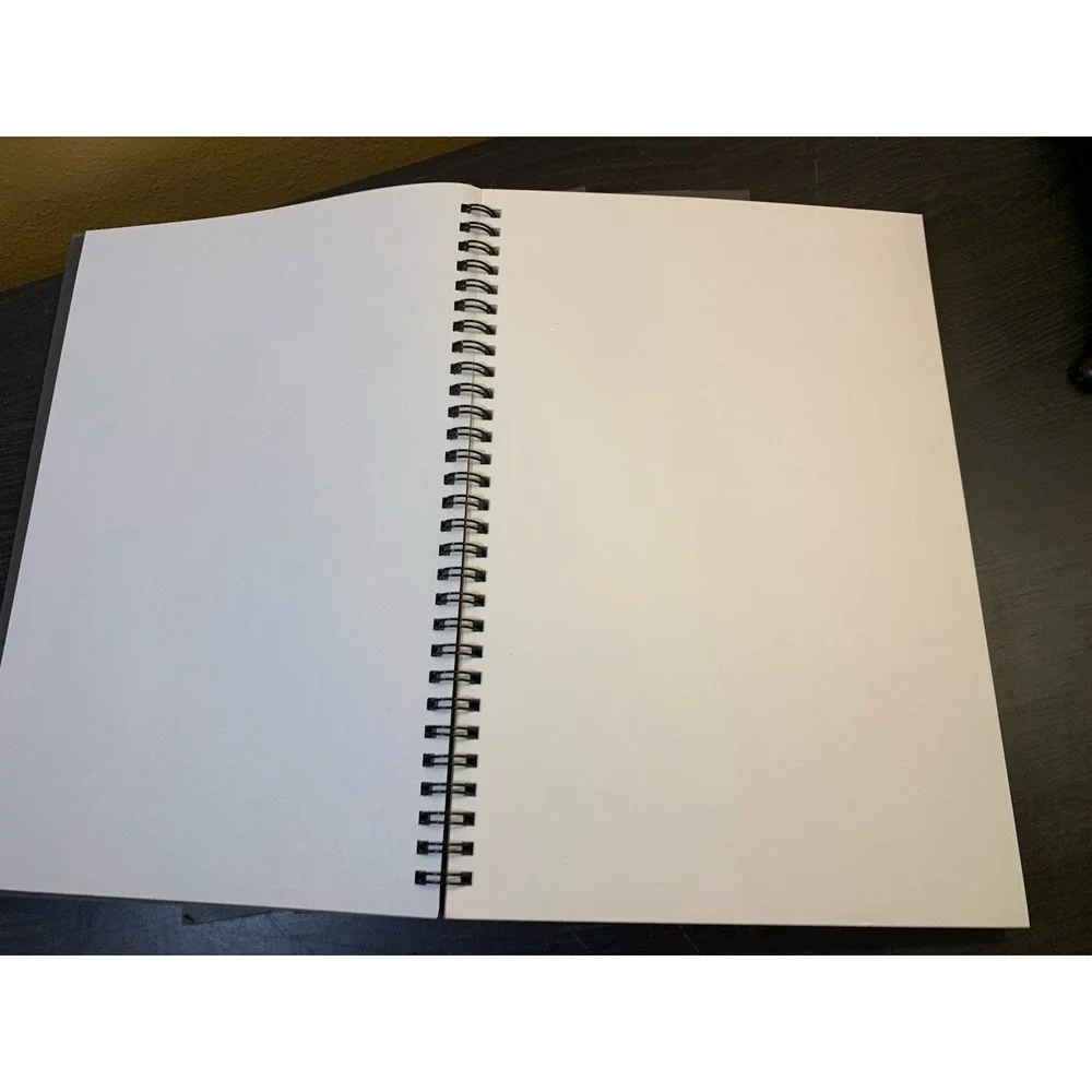 YUREE Spiral Notebook/Spiral Journal Lot Of 3 Hard Kraft Cover Wire Bound Noteb